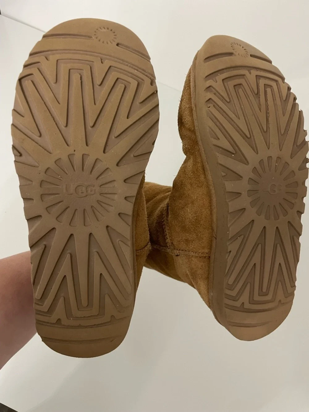 UGG Constantine Suede Shearling Boot, size 9
